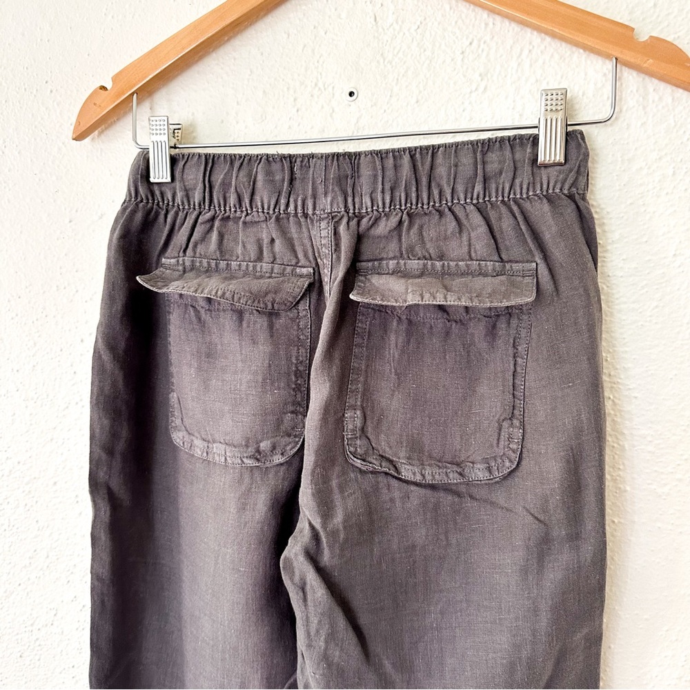 C&C California Womens Dark Grey Linen Joggers - Picture 6 of 6